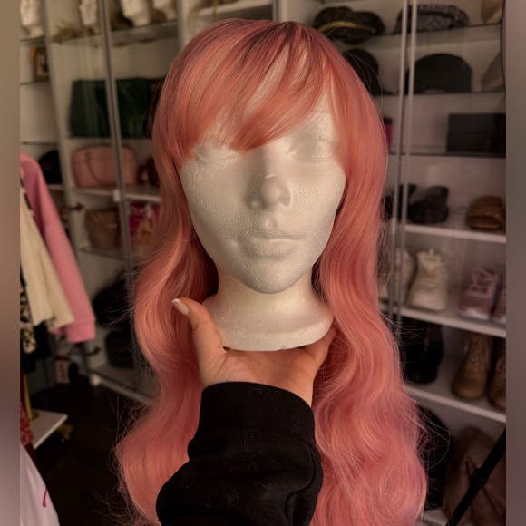 SALE!!!$ Pink Wig *new* - Picture 3 of 4